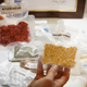 strawberries and corn for space food